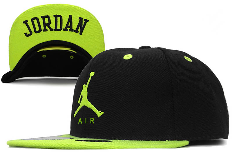 Jordan Black Snapback Hat GF 2